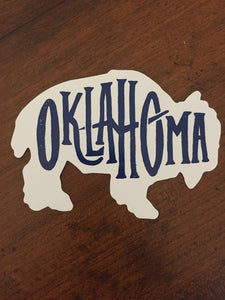 Oklahoma Buffalo Sticker
