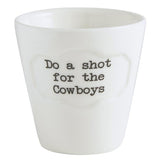 Cowboy Shot Glass