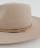 GENUINE LEATHER THIN HAT BAND - TAN