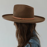 GENUINE LEATHER THIN HAT BAND - SUNSET