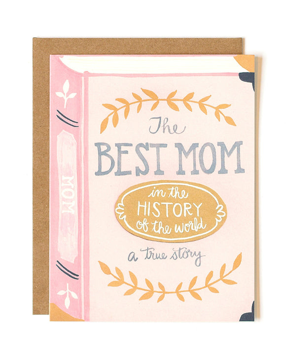 Best Mom Book Card