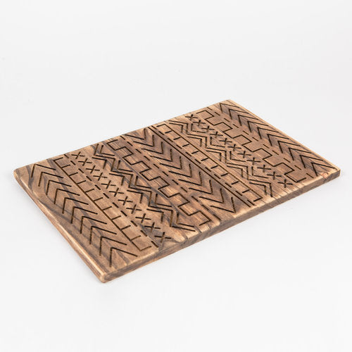 Engraved Wood Board Tribal B