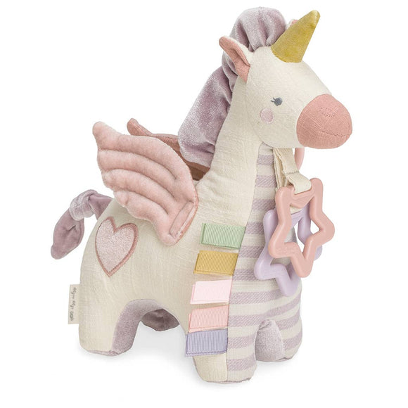 Unicorn Bespoke Link & Love™ Activity Plush with Teether Toy
