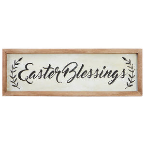 Easter Blessings Framed Sign