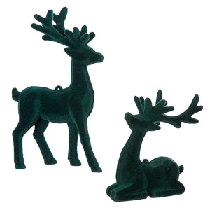 Green Deer Ornaments