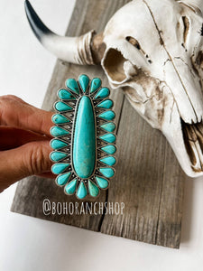 Statement Turquoise Ring