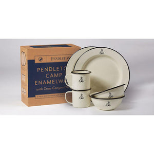 Pendleton Camp Enamelware Dish Set