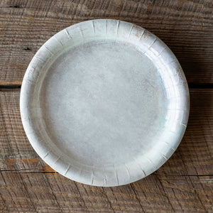 Aged Stoneware Paper Dinner Plate, 10"