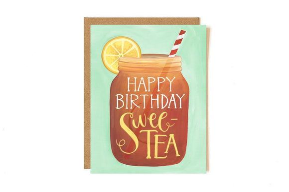 Happy Birthday Swee-Tea Card
