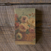 Antique Floral Paper Dinner Napkins