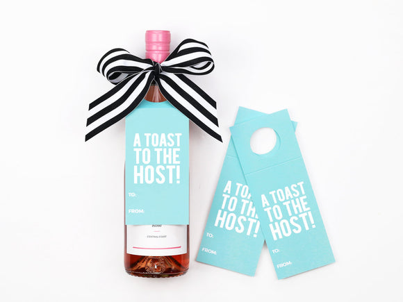 Wine Tag- A Toast to the Host