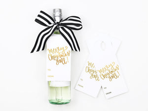Wine Tag- Merry Christmas Y'all