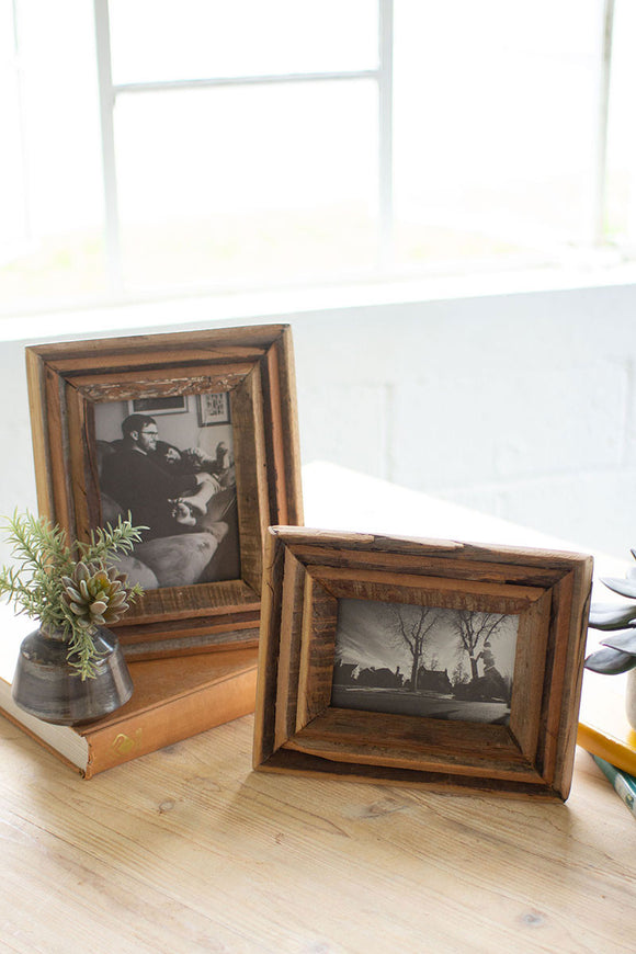 Recycled Natural Wood Frames