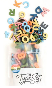 Soft Magnetic Letters 1" 200-Piece Sans Serif Rainbow