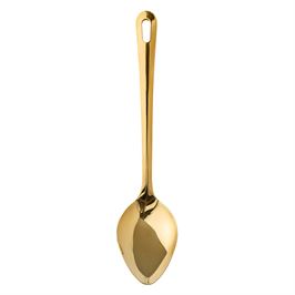 Stainless Steel Serving Spoon, Gold