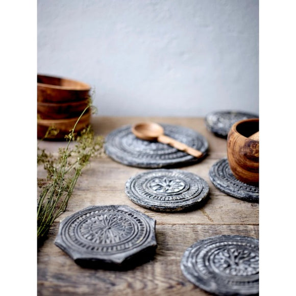 Carved Stone Biscuit Mould