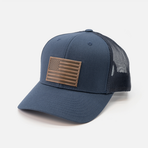 Navy American Flag Hat