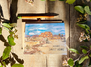 Welcome Home Sweet Home Housewarming Southwestern Adobe Card