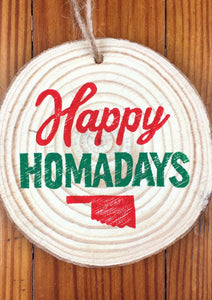 Happy Homadays Oklahoma Ornament