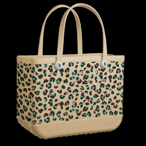 Bogg Bag- Leopard Turquoise
