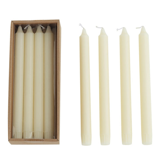 Cream Taper Candle- 10
